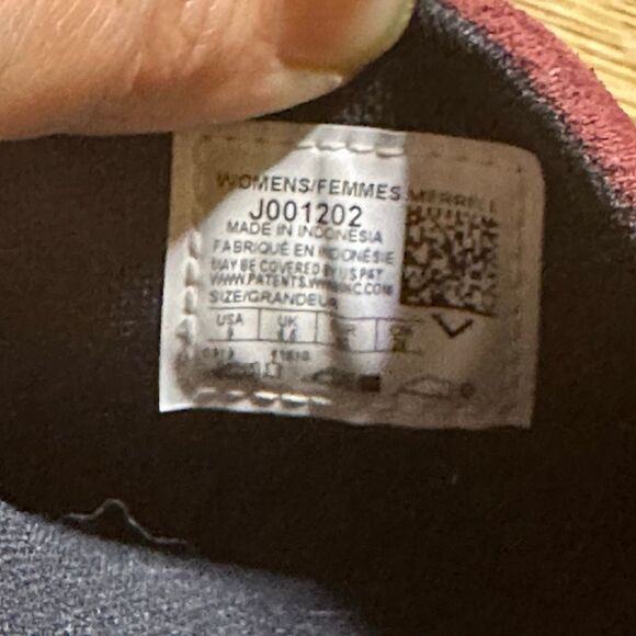 Merrell maroon Juno suede clog mules 9 - Picture 9 of 9